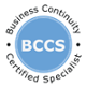 BCCS Business Continuity Certified Specialist Certification 
