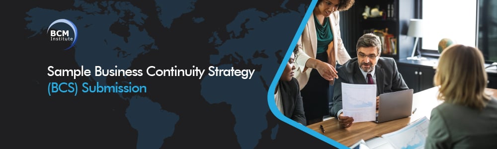 Assignment: Business Continuity Strategy Submission