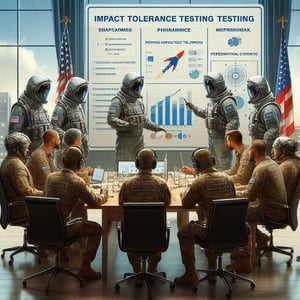 A feedback session where KWAP managers are discussing lessons learned from impact tolerance testing and refining operational strategies.