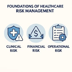 C2 Types of risks in healthcare illustration