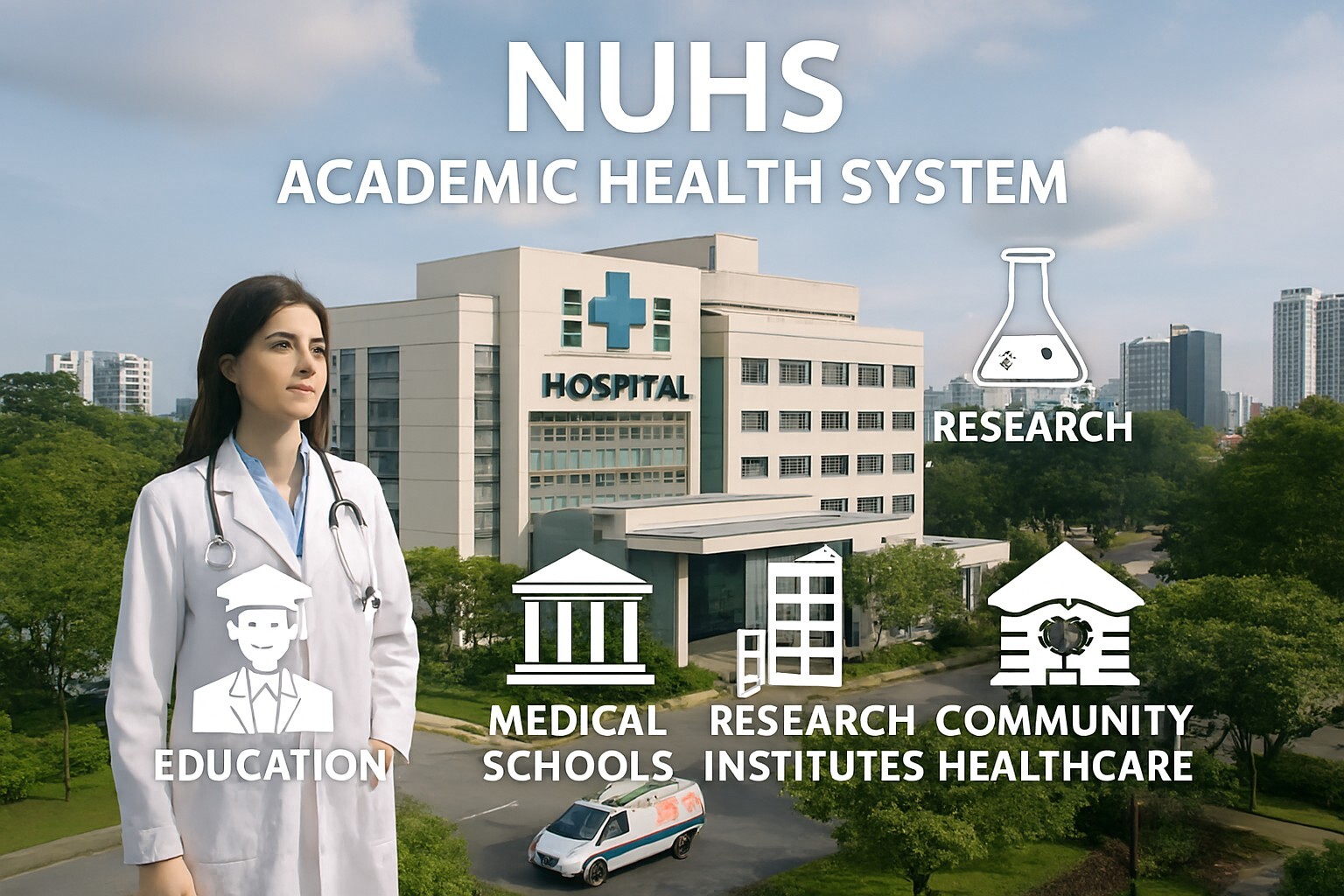 NUHS modern hospital setting