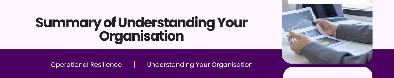 OR E1 C8 Summary of Understanding Your Organisation