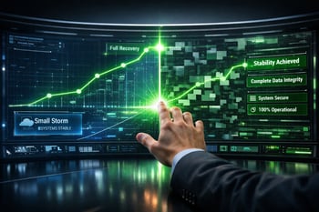 1304 Futuristic Recovery Dashboard Stabilisation (Data Integrity and Trust)