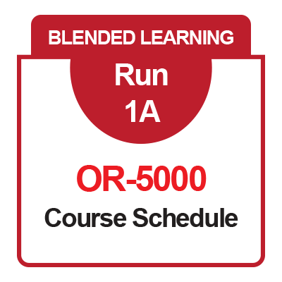 IC_OR-5000_Run 1A_Course Schedule
