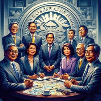 members of the Philippines Central Bank Bangko Sentral ng Pilipinas (BSP