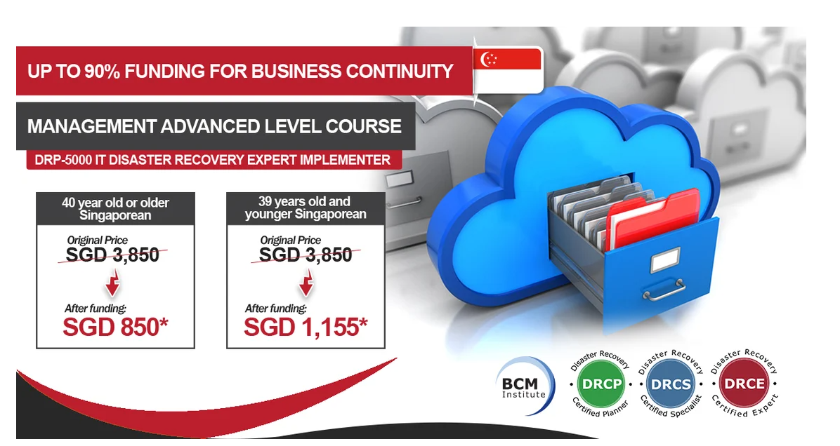 [DRP-5000] FAQ on IT Disaster Recovery Course Funding
