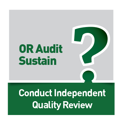 OR [Sustain] Questionnaires: Conduct Independent Quality Reviews