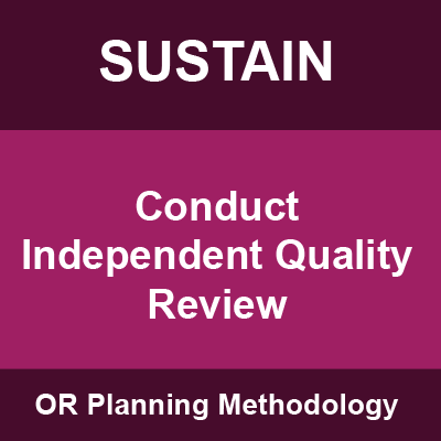 [Sustain] [OR] [P3] [S5] Independent Quality Review: The Final ...